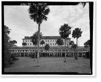 Historic Framed Print, Ormond Hotel, 15 East Granada, Ormond Beach, Volusia County, FL - 10,  17-7/8" x 21-7/8"