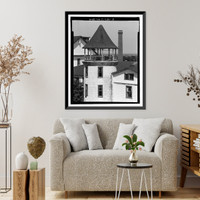 Historic Framed Print, Ormond Hotel, 15 East Granada, Ormond Beach, Volusia County, FL - 13,  17-7/8" x 21-7/8"