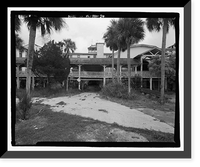 Historic Framed Print, Ormond Hotel, 15 East Granada, Ormond Beach, Volusia County, FL - 36,  17-7/8" x 21-7/8"
