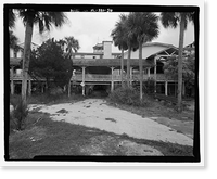 Historic Framed Print, Ormond Hotel, 15 East Granada, Ormond Beach, Volusia County, FL - 36,  17-7/8" x 21-7/8"
