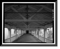 Historic Framed Print, Ormond Hotel, 15 East Granada, Ormond Beach, Volusia County, FL - 51,  17-7/8" x 21-7/8"