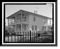 U.S. Naval Air Station, Barrancas National Cemetery, Superintendent's Lodge, Intersection of Hovey & Duncan Roads, Pensacola, Escambia County, FL - 6 Classic, Vintage Print