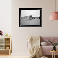 Historic Framed Print, U.S. Naval Air Station, Cadet Administration Building, 140 Fred Bauer Road, Pensacola, Escambia County, FL - 7,  17-7/8" x 21-7/8"