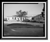 Historic Framed Print, U.S. Naval Air Station, Cadet Administration Building, 140 Fred Bauer Road, Pensacola, Escambia County, FL - 8,  17-7/8" x 21-7/8"