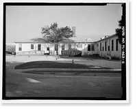 Historic Framed Print, U.S. Naval Air Station, Cadet Administration Building, 140 Fred Bauer Road, Pensacola, Escambia County, FL - 8,  17-7/8" x 21-7/8"