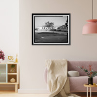 Historic Framed Print, U.S. Naval Air Station, Cadet Administration Building, 140 Fred Bauer Road, Pensacola, Escambia County, FL - 8,  17-7/8" x 21-7/8"