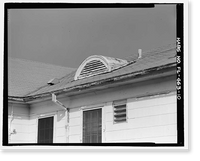 Historic Framed Print, U.S. Naval Air Station, Cadet Administration Building, 140 Fred Bauer Road, Pensacola, Escambia County, FL - 10,  17-7/8" x 21-7/8"