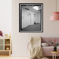 Historic Framed Print, U.S. Naval Air Station, Cadet Administration Building, 140 Fred Bauer Road, Pensacola, Escambia County, FL - 13,  17-7/8" x 21-7/8"