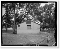 Eglin Air Force Base, Storehouse & Company Administration, Southeast of Flager Road, Nassau Lane, & southern edge of Weekly Bayou, Valparaiso, Okaloosa County, FL - 5, Vintage Wall Art