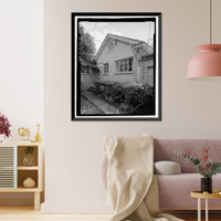 Historic Framed Print, 1518 East Fourteenth Avenue (House), Tampa, Hillsborough County, FL - 10,  17-7/8" x 21-7/8"