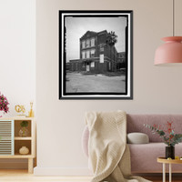 Historic Framed Print, George Washington Junior High School, 707 Columbus Drive, Tampa, Hillsborough County, FL - 6,  17-7/8" x 21-7/8"