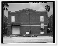 Historic Framed Print, George Washington Junior High School, 707 Columbus Drive, Tampa, Hillsborough County, FL - 9,  17-7/8" x 21-7/8"