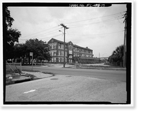 Historic Framed Print, George Washington Junior High School, 707 Columbus Drive, Tampa, Hillsborough County, FL - 17,  17-7/8" x 21-7/8"