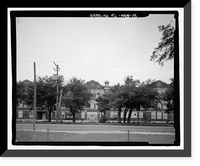 Historic Framed Print, George Washington Junior High School, 707 Columbus Drive, Tampa, Hillsborough County, FL - 18,  17-7/8" x 21-7/8"
