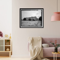 Historic Framed Print, George Washington Junior High School, 707 Columbus Drive, Tampa, Hillsborough County, FL - 19,  17-7/8" x 21-7/8"