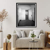 Historic Framed Print, George Washington Junior High School, 707 Columbus Drive, Tampa, Hillsborough County, FL - 34,  17-7/8" x 21-7/8"
