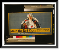 Join the Red Cross - all you need is a heart and a dollar Red Cross Christmas roll call Dec. 16-23.Harrison Fisher Niagara Litho. Co. Buffalo New York. Classic, Vintage Print