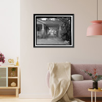 Historic Framed Print, 606 East Frances Street (House), Tampa, Hillsborough County, FL - 2,  17-7/8" x 21-7/8"