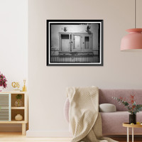 Historic Framed Print, 606 East Frances Street (House), Tampa, Hillsborough County, FL - 18,  17-7/8" x 21-7/8"