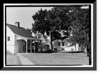 Historic Framed Print, Kingsley Plantation, 11676 Palmetto Avenue, Jacksonville, Duval County, FL - 7,  17-7/8" x 21-7/8"