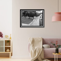 Historic Framed Print, Kingsley Plantation, 11676 Palmetto Avenue, Jacksonville, Duval County, FL - 8,  17-7/8" x 21-7/8"