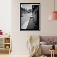 Historic Framed Print, Kingsley Plantation, 11676 Palmetto Avenue, Jacksonville, Duval County, FL - 17,  17-7/8" x 21-7/8"