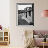 Historic Framed Print, Kingsley Plantation, 11676 Palmetto Avenue, Jacksonville, Duval County, FL - 18,  17-7/8" x 21-7/8"