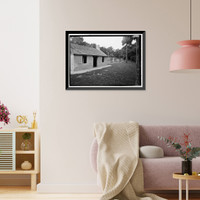 Historic Framed Print, Kingsley Plantation, 11676 Palmetto Avenue, Jacksonville, Duval County, FL - 19,  17-7/8" x 21-7/8"