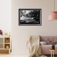 Historic Framed Print, Kingsley Plantation, 11676 Palmetto Avenue, Jacksonville, Duval County, FL - 25,  17-7/8" x 21-7/8"