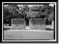 Historic Framed Print, Kingsley Plantation, 11676 Palmetto Avenue, Jacksonville, Duval County, FL - 26,  17-7/8" x 21-7/8"