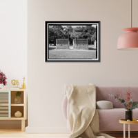 Historic Framed Print, Kingsley Plantation, 11676 Palmetto Avenue, Jacksonville, Duval County, FL - 26,  17-7/8" x 21-7/8"