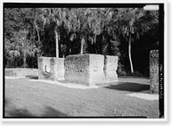 Historic Framed Print, Kingsley Plantation, 11676 Palmetto Avenue, Jacksonville, Duval County, FL - 30,  17-7/8" x 21-7/8"