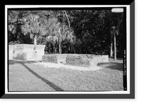 Historic Framed Print, Kingsley Plantation, 11676 Palmetto Avenue, Jacksonville, Duval County, FL - 33,  17-7/8" x 21-7/8"