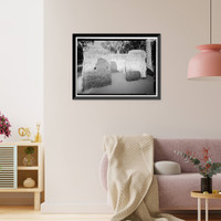 Historic Framed Print, Kingsley Plantation, 11676 Palmetto Avenue, Jacksonville, Duval County, FL - 38,  17-7/8" x 21-7/8"