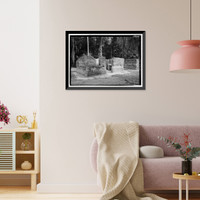 Historic Framed Print, Kingsley Plantation, 11676 Palmetto Avenue, Jacksonville, Duval County, FL - 39,  17-7/8" x 21-7/8"