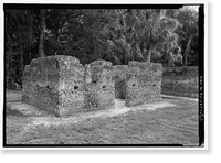 Historic Framed Print, Kingsley Plantation, 11676 Palmetto Avenue, Jacksonville, Duval County, FL - 40,  17-7/8" x 21-7/8"