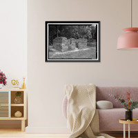 Historic Framed Print, Kingsley Plantation, 11676 Palmetto Avenue, Jacksonville, Duval County, FL - 40,  17-7/8" x 21-7/8"
