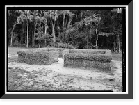 Historic Framed Print, Kingsley Plantation, 11676 Palmetto Avenue, Jacksonville, Duval County, FL - 41,  17-7/8" x 21-7/8"
