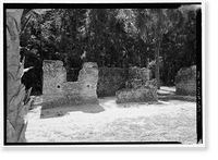 Historic Framed Print, Kingsley Plantation, 11676 Palmetto Avenue, Jacksonville, Duval County, FL - 46,  17-7/8" x 21-7/8"