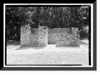 Historic Framed Print, Kingsley Plantation, 11676 Palmetto Avenue, Jacksonville, Duval County, FL - 47,  17-7/8" x 21-7/8"