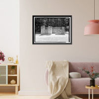 Historic Framed Print, Kingsley Plantation, 11676 Palmetto Avenue, Jacksonville, Duval County, FL - 47,  17-7/8" x 21-7/8"