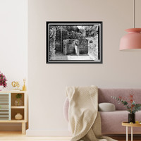 Historic Framed Print, Kingsley Plantation, 11676 Palmetto Avenue, Jacksonville, Duval County, FL - 48,  17-7/8" x 21-7/8"