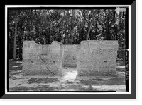 Historic Framed Print, Kingsley Plantation, 11676 Palmetto Avenue, Jacksonville, Duval County, FL - 53,  17-7/8" x 21-7/8"