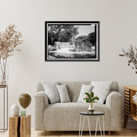 Historic Framed Print, Kingsley Plantation, 11676 Palmetto Avenue, Jacksonville, Duval County, FL - 63,  17-7/8" x 21-7/8"