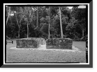 Historic Framed Print, Kingsley Plantation, 11676 Palmetto Avenue, Jacksonville, Duval County, FL - 67,  17-7/8" x 21-7/8"