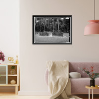 Historic Framed Print, Kingsley Plantation, 11676 Palmetto Avenue, Jacksonville, Duval County, FL - 67,  17-7/8" x 21-7/8"