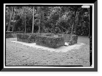 Historic Framed Print, Kingsley Plantation, 11676 Palmetto Avenue, Jacksonville, Duval County, FL - 71,  17-7/8" x 21-7/8"
