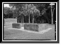 Historic Framed Print, Kingsley Plantation, 11676 Palmetto Avenue, Jacksonville, Duval County, FL - 73,  17-7/8" x 21-7/8"