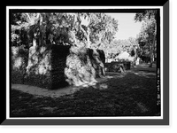 Historic Framed Print, Kingsley Plantation, 11676 Palmetto Avenue, Jacksonville, Duval County, FL - 76,  17-7/8" x 21-7/8"