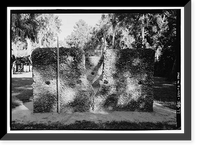 Historic Framed Print, Kingsley Plantation, 11676 Palmetto Avenue, Jacksonville, Duval County, FL - 77,  17-7/8" x 21-7/8"